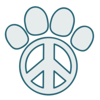 Canine Peace of Mind Paw Logo